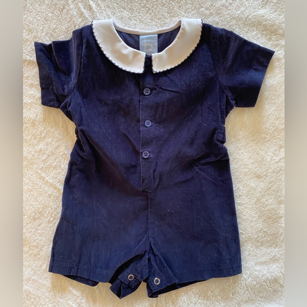 bella bliss Boys Corduroy Romper